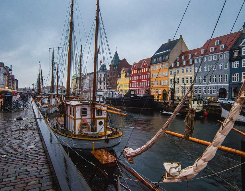 Boats during daytime in Copenhagen Denmark