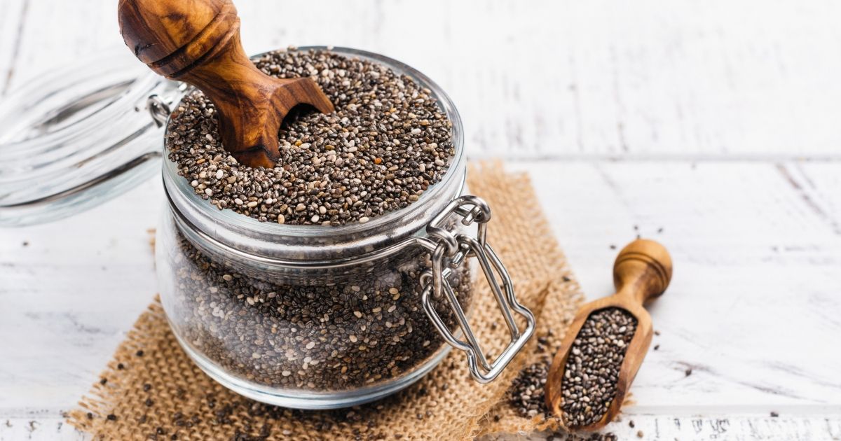 Chia Seeds in a Jar