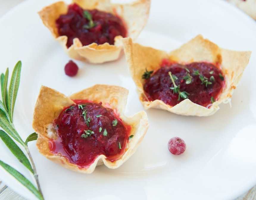 Cranberry Brie Bites