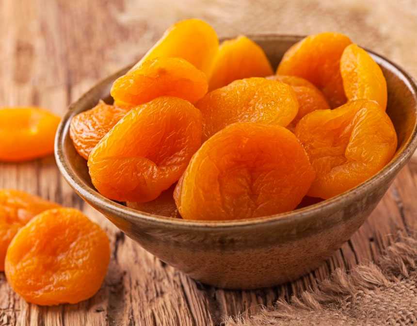 Dried apricots