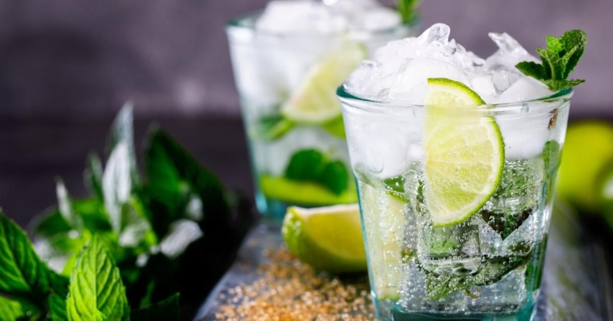 Glass of Mojito