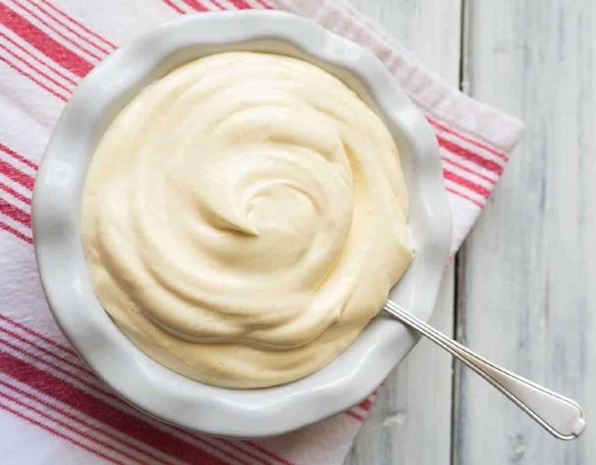 Homemade mayonnaise
