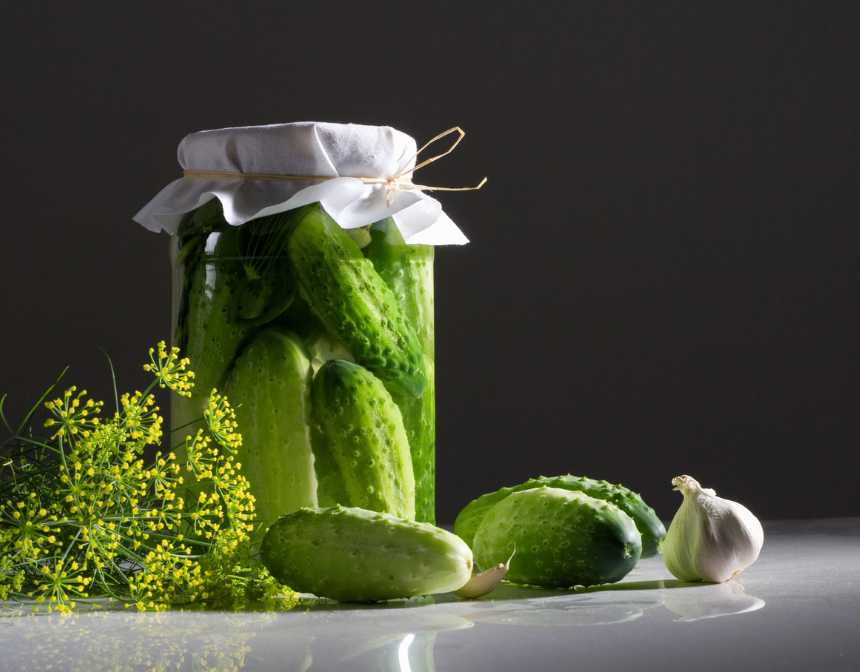 Jar of Dill Pickles