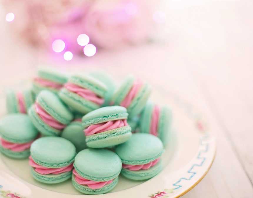Photo of green macarons