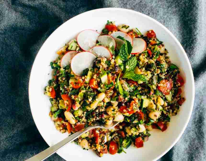 Quark Cheese Salad Recipe