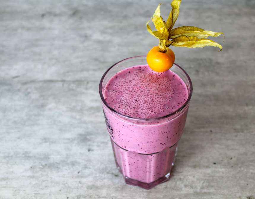 Yaban Mersinli Smoothie