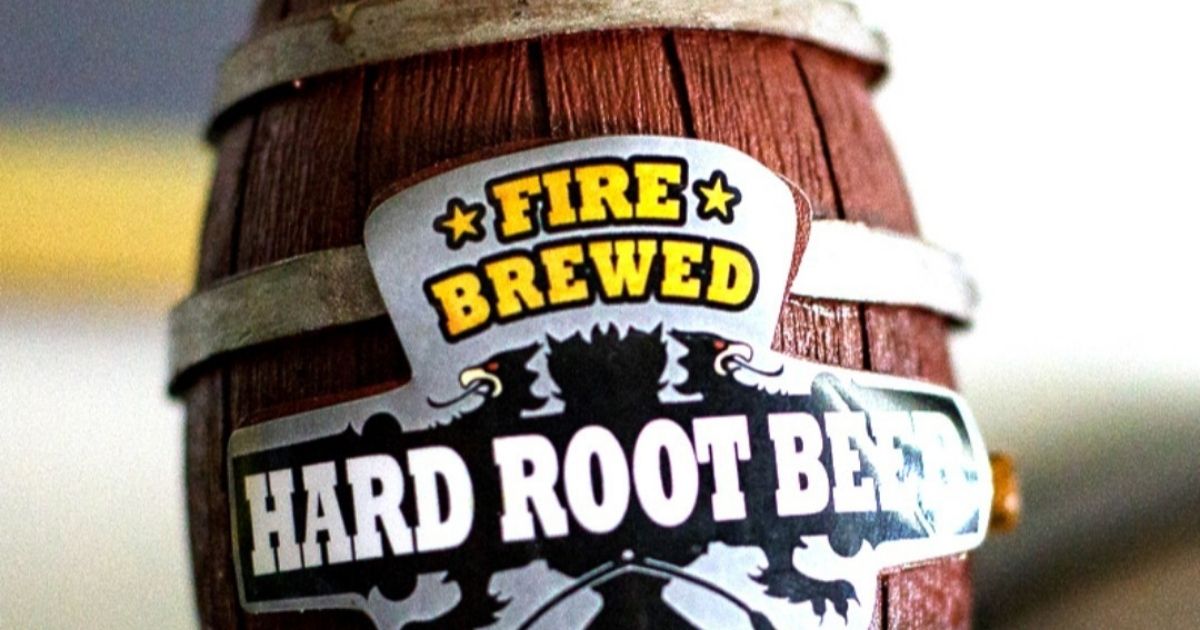 Sprecher fire brewed hard root beer